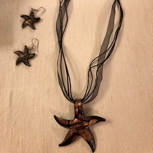 Necklacee and matching earrings